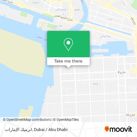 انرميك الإمارات map