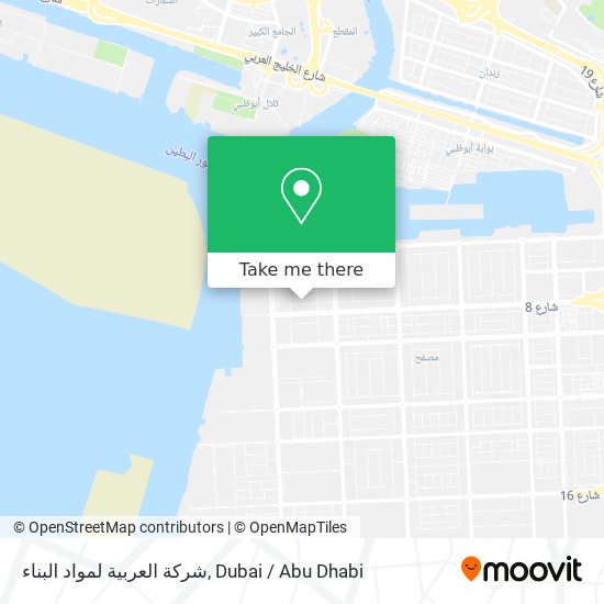 شركة العربية لمواد البناء map