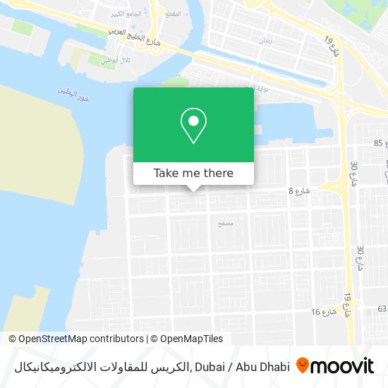 الكريس للمقاولات الالكتروميكانيكال map