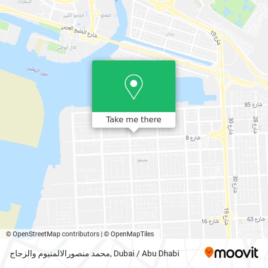 محمد منصورالالمنيوم والزجاج map