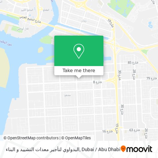 البدواوي لتأجير معدات التشييد و البناء map