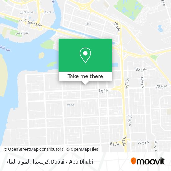 كريستال لمواد البناء map