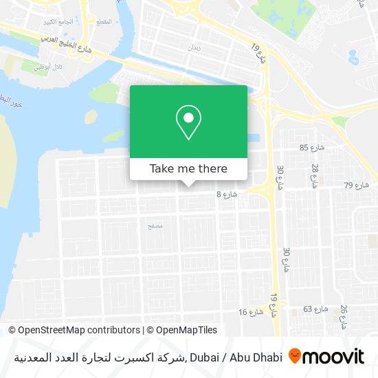 شركة اكسبرت لتجارة العدد المعدنية map