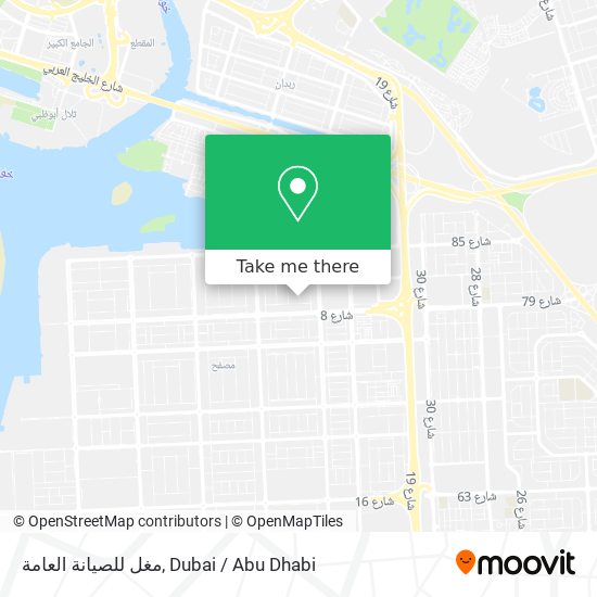 مغل للصيانة العامة map