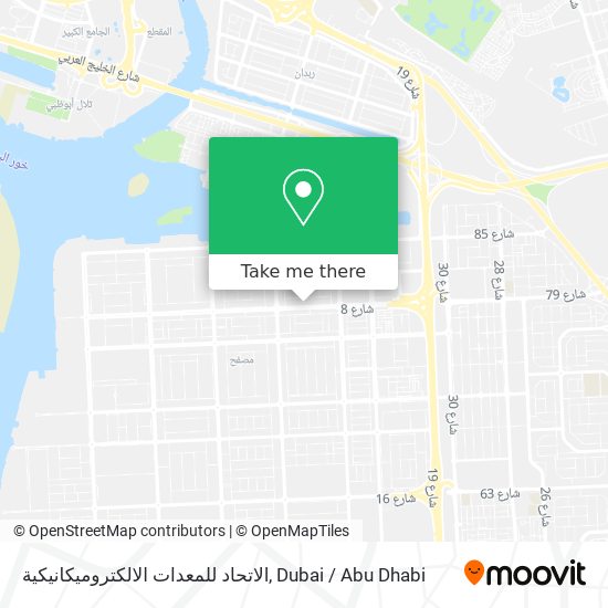 الاتحاد للمعدات الالكتروميكانيكية map