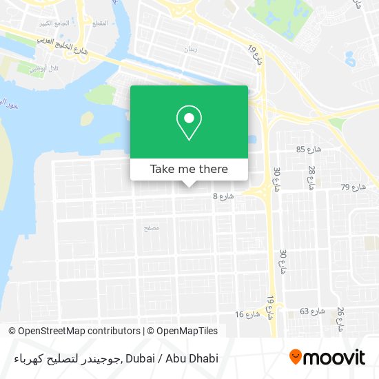 جوجيندر لتصليح كهرباء map