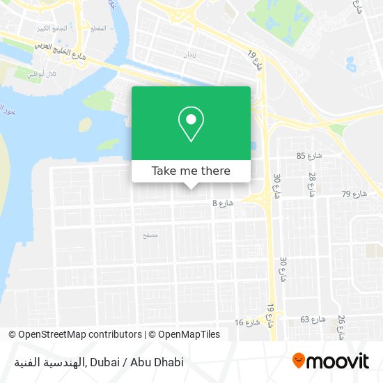 الهندسية الفنية map