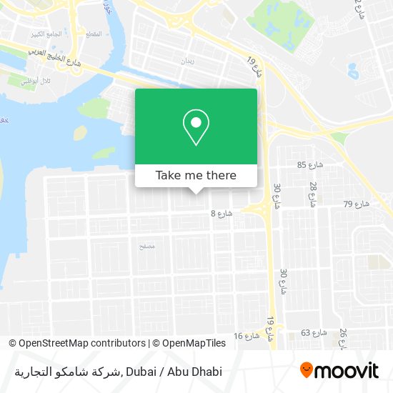 شركة شامكو التجارية map