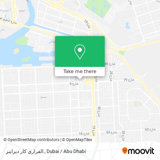 الفراري كار ديزاينز. map