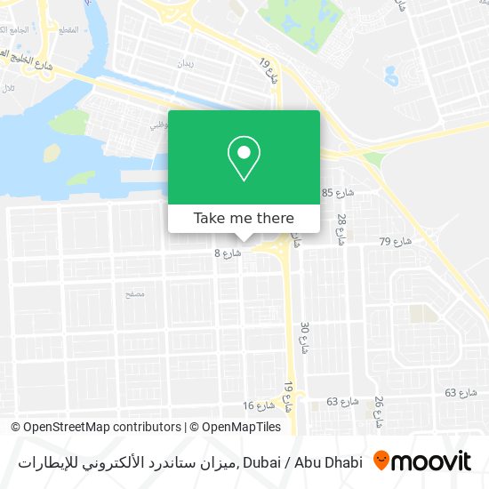 ميزان ستاندرد الألكتروني للإيطارات map