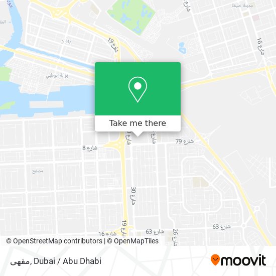 مقهى map