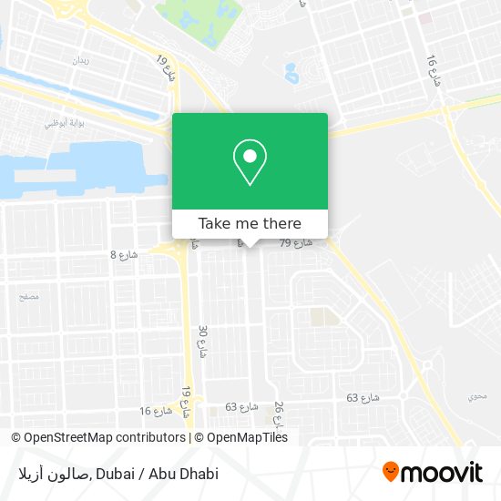 صالون أزيلا map