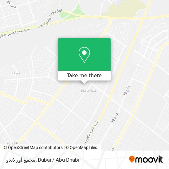 مجمع أورلاندو map