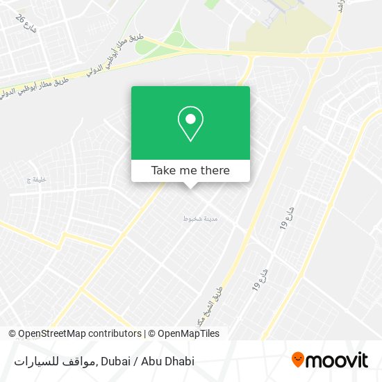 مواقف للسيارات map