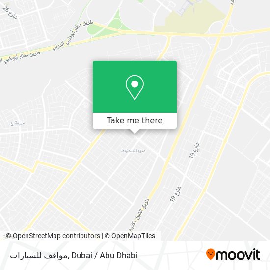 مواقف للسيارات map