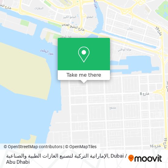 الإماراتية التركية لتصنيع الغازات الطبية والصناعية map