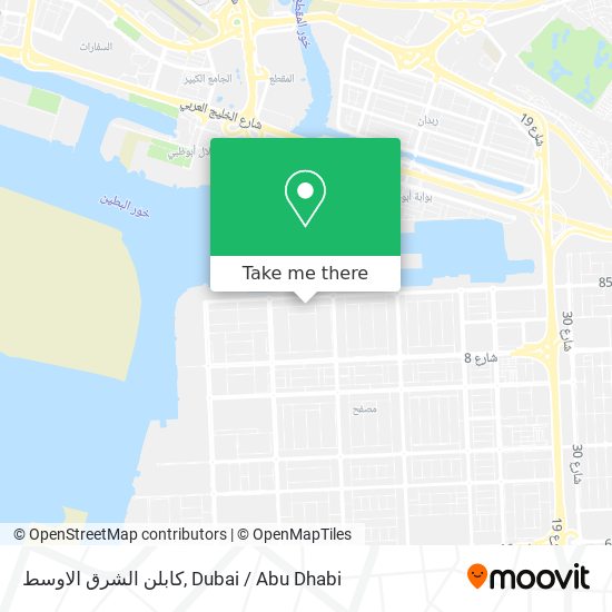 كابلن الشرق الاوسط map