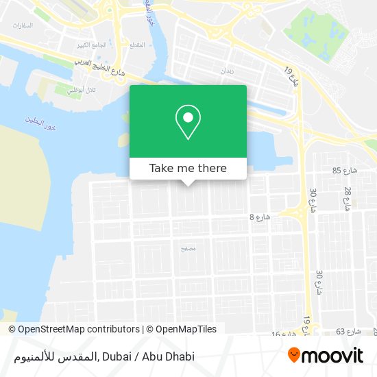 المقدس للألمنيوم map