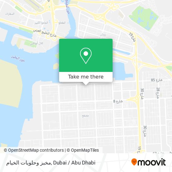 مخبز وحلويات الخيام map