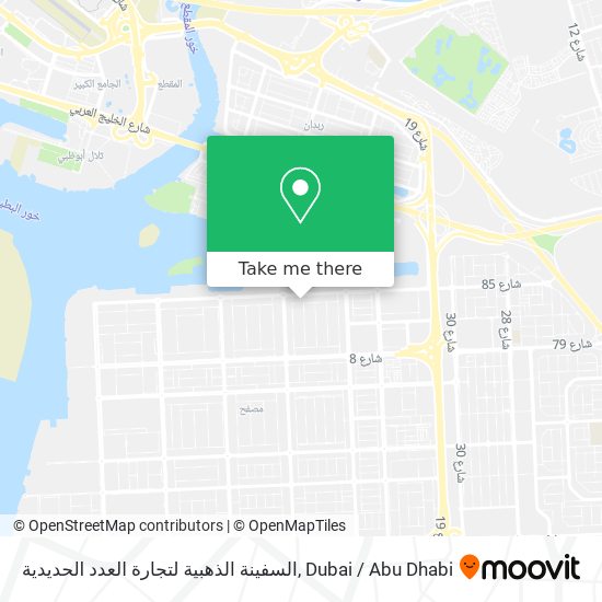 السفينة الذهبية لتجارة العدد الحديدية map