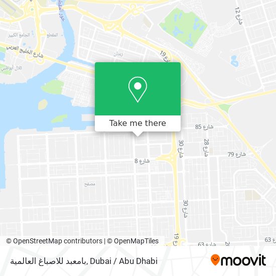 بامعبد للاصباغ العالمية map