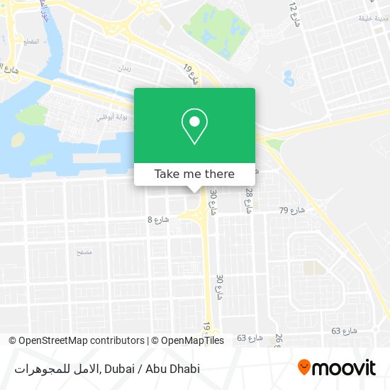 الامل للمجوهرات map