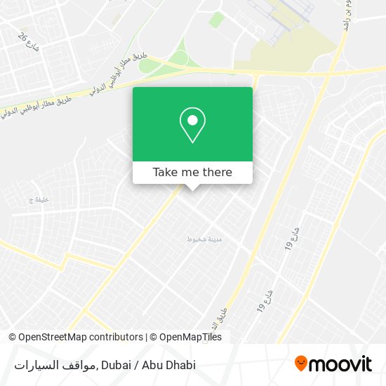 مواقف السيارات map