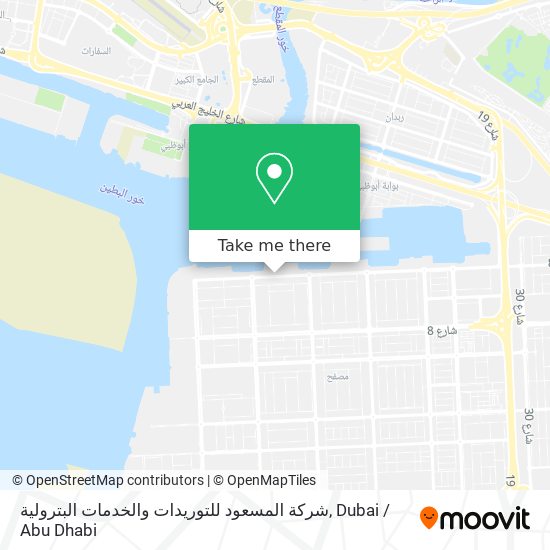 شركة المسعود للتوريدات والخدمات البترولية map