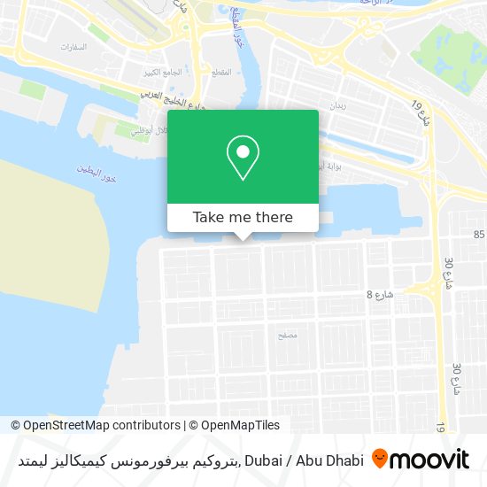 بتروكيم بيرفورمونس كيميكاليز ليمتد map