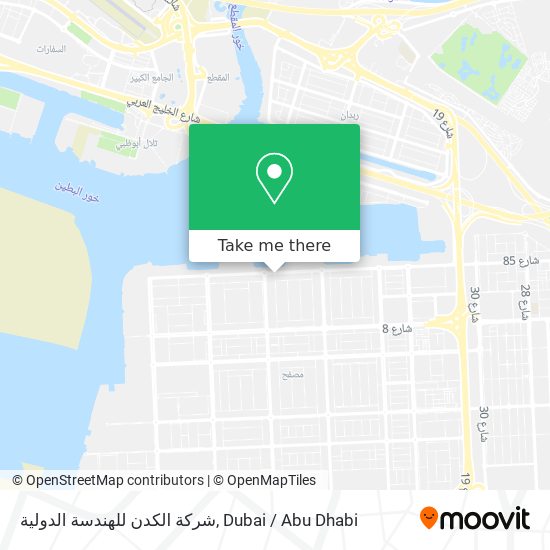 شركة الكدن للهندسة الدولية map