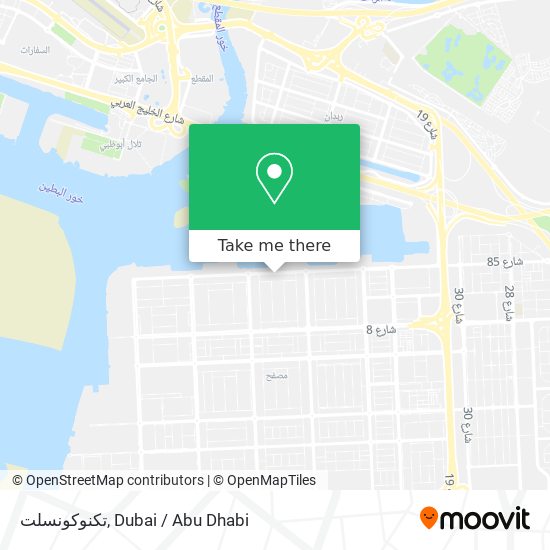 تكنوكونسلت map