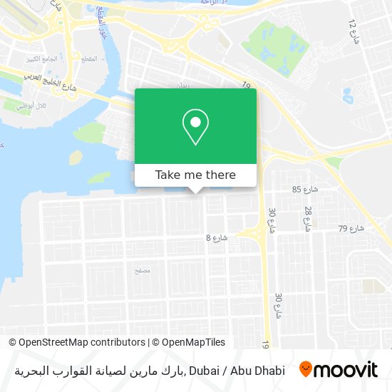 بارك مارين لصيانة القوارب البحرية map