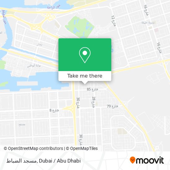 مسجد الضباط map