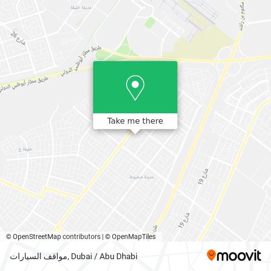 مواقف السيارات map