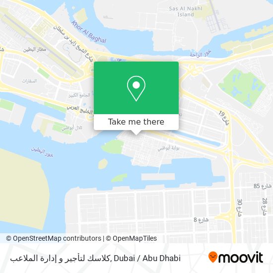 كلاسك لتأجير و إدارة الملاعب map