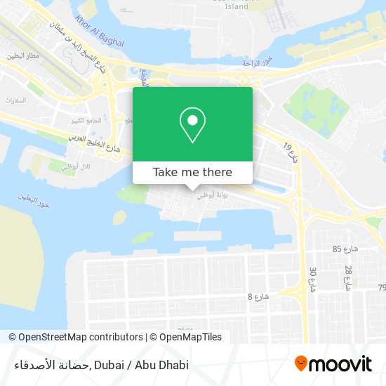 حضانة الأصدقاء map