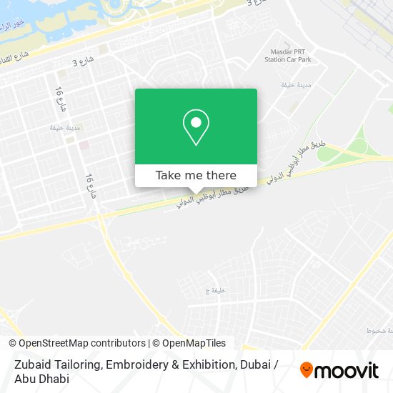Zubaid Tailoring, Embroidery & Exhibition map