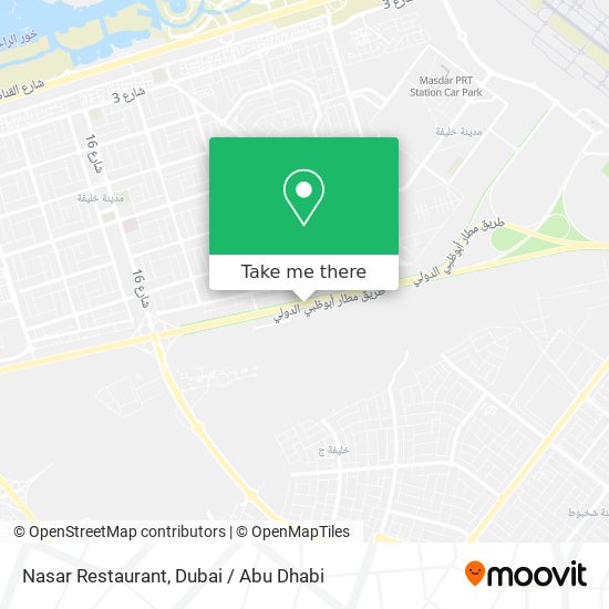 Nasar Restaurant map