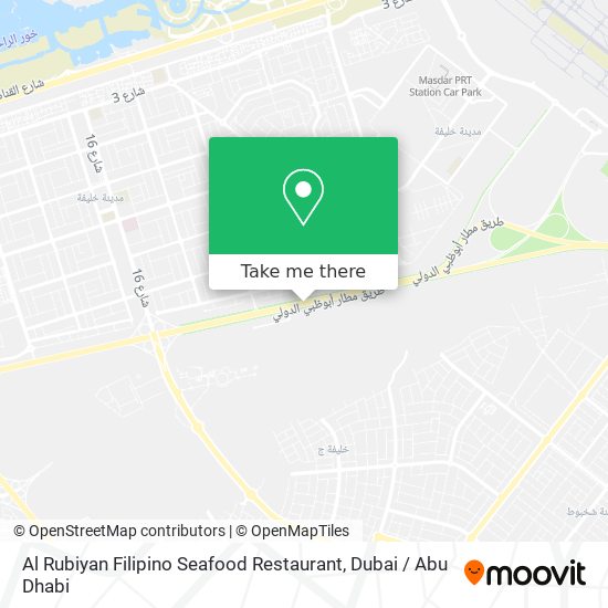 Al Rubiyan Filipino Seafood Restaurant map