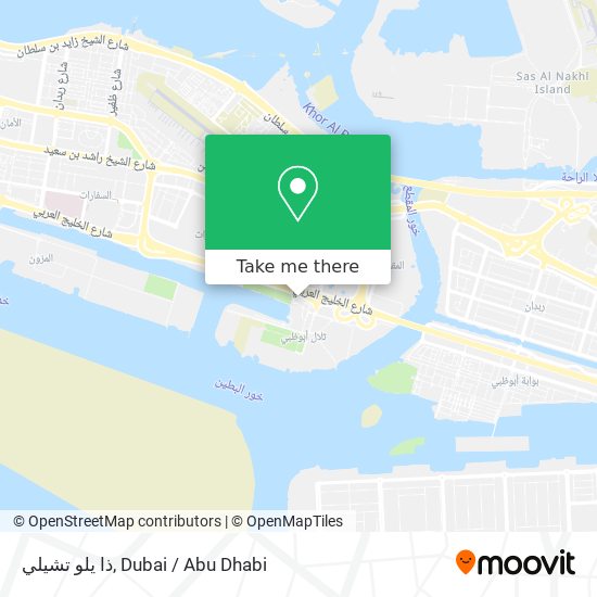 ذا يلو تشيلي map