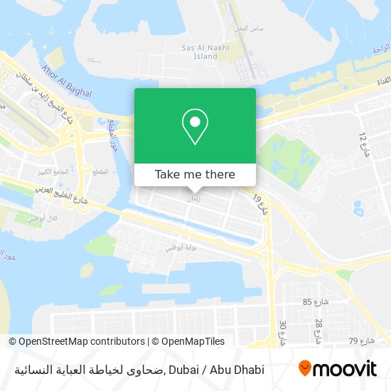 ضحاوى لخياطة العباية النسائية map
