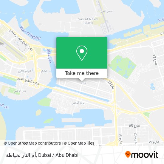 أم النار لخياطة map