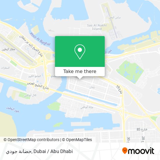 حضانة جودي map