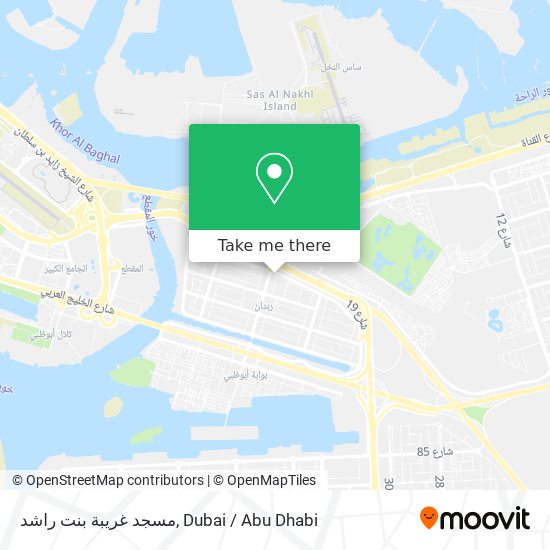 مسجد غريبة بنت راشد map