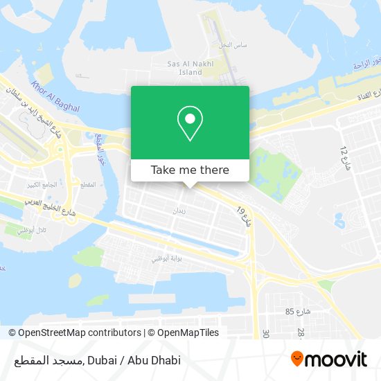 مسجد المقطع map