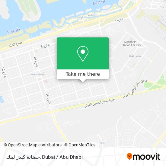 حضانة كيدز لينك map