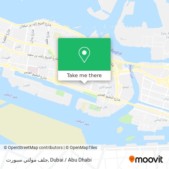 جلف مولتي سبورت map