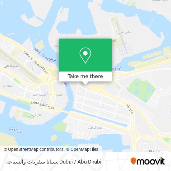 سناتا سفريات والسياحة map