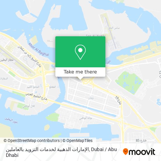 الإمارات الذهبية لخدمات التزويد بالعاملين map