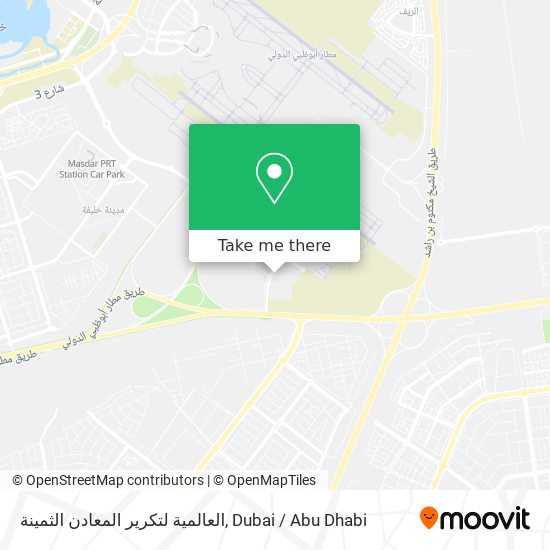 العالمية لتكرير المعادن الثمينة map